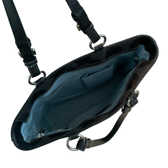 COACH GALLERY Women’s Bag Signature Beaded Tote/Shoulder Vintage Rare - Picture 6 of 14